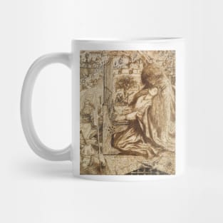 Design for Moxon's Tennyson - Saint Cecilia by Dante Gabriel Rossetti Mug